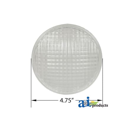 A & I Products Lens, Glass Headlight 4.8" x2.4" x4.8" A-GC200